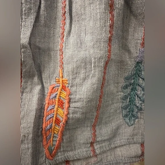 Johnny Was Bereginia Effortless Boho Tank Dress Size Large Embroidered - Picture 5 of 8